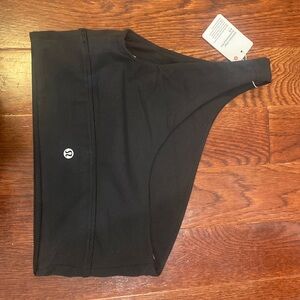 NWT Black Lululemon Align Asymmetrical Bra A/B size 6